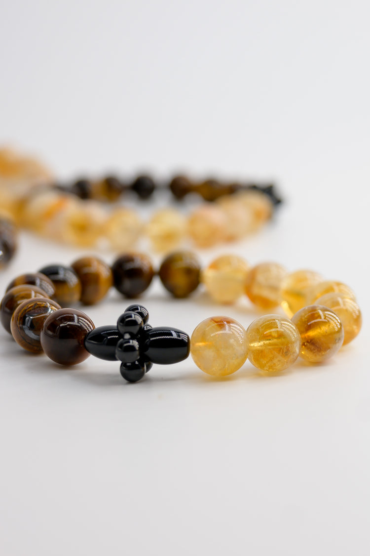 Golden Ambition Bracelet | Golden Citrine Onyx Tiger Eye