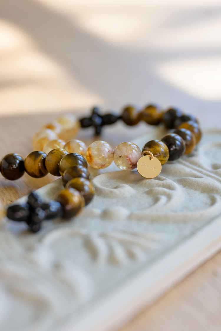 Golden Ambition Bracelet | Golden Citrine Onyx Tiger Eye