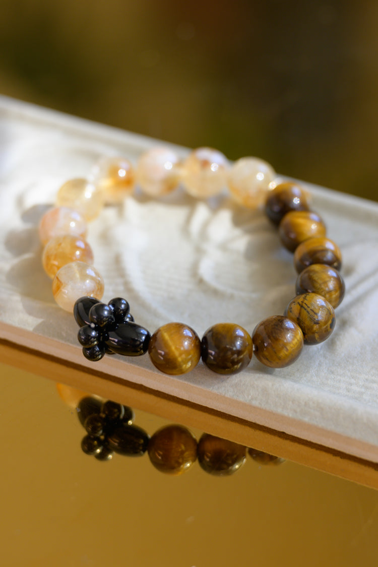 Golden Ambition Bracelet | Golden Citrine Onyx Tiger Eye