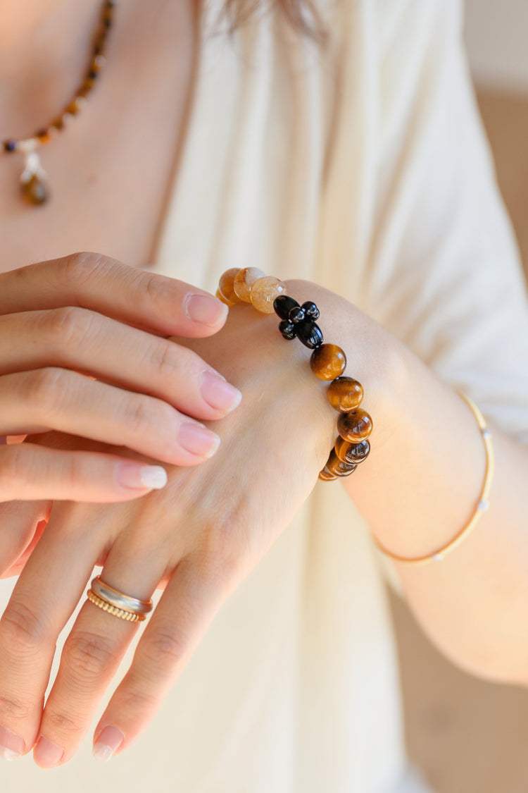 Golden Ambition Bracelet | Golden Citrine Onyx Tiger Eye