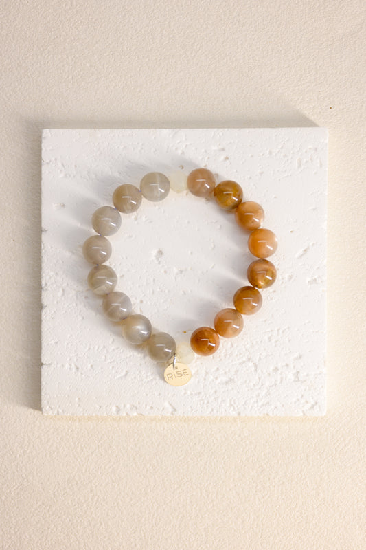 Harmony Ward Bracelet | Triple Moonstones(A)