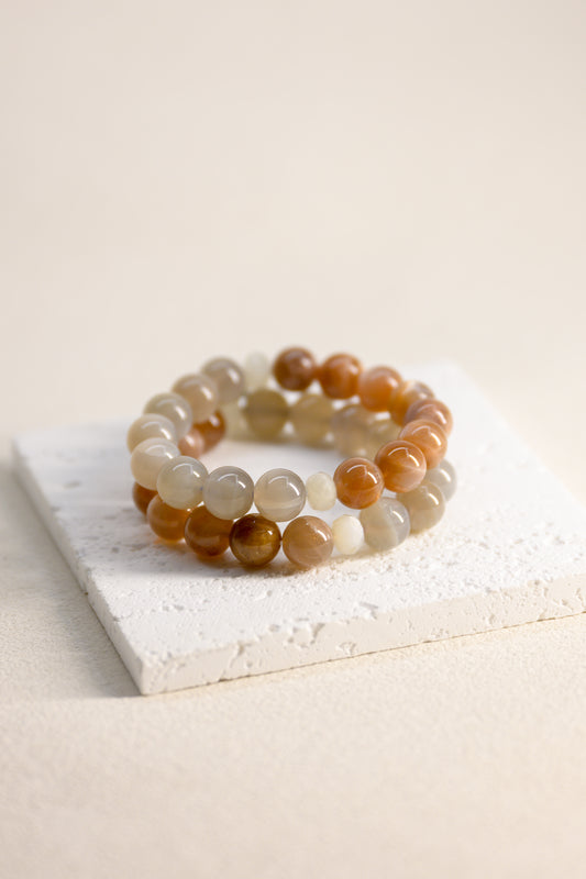 Harmony Ward Bracelet | Triple Moonstones(A)